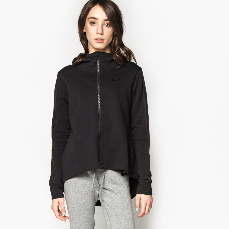 Bluza damska NIKE BLUZA ADVANCE 15 FLEECE CAPE 725720010 CZARNY