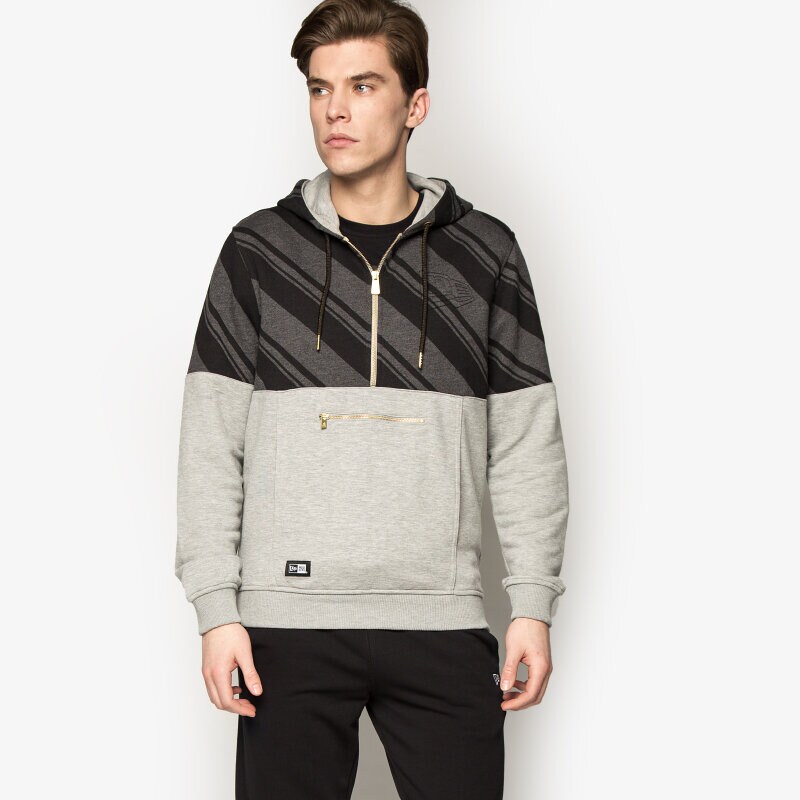 Bluza męska NEW ERA BLUZA NEUE LUXX HZ HOODY 11208630 SZARY