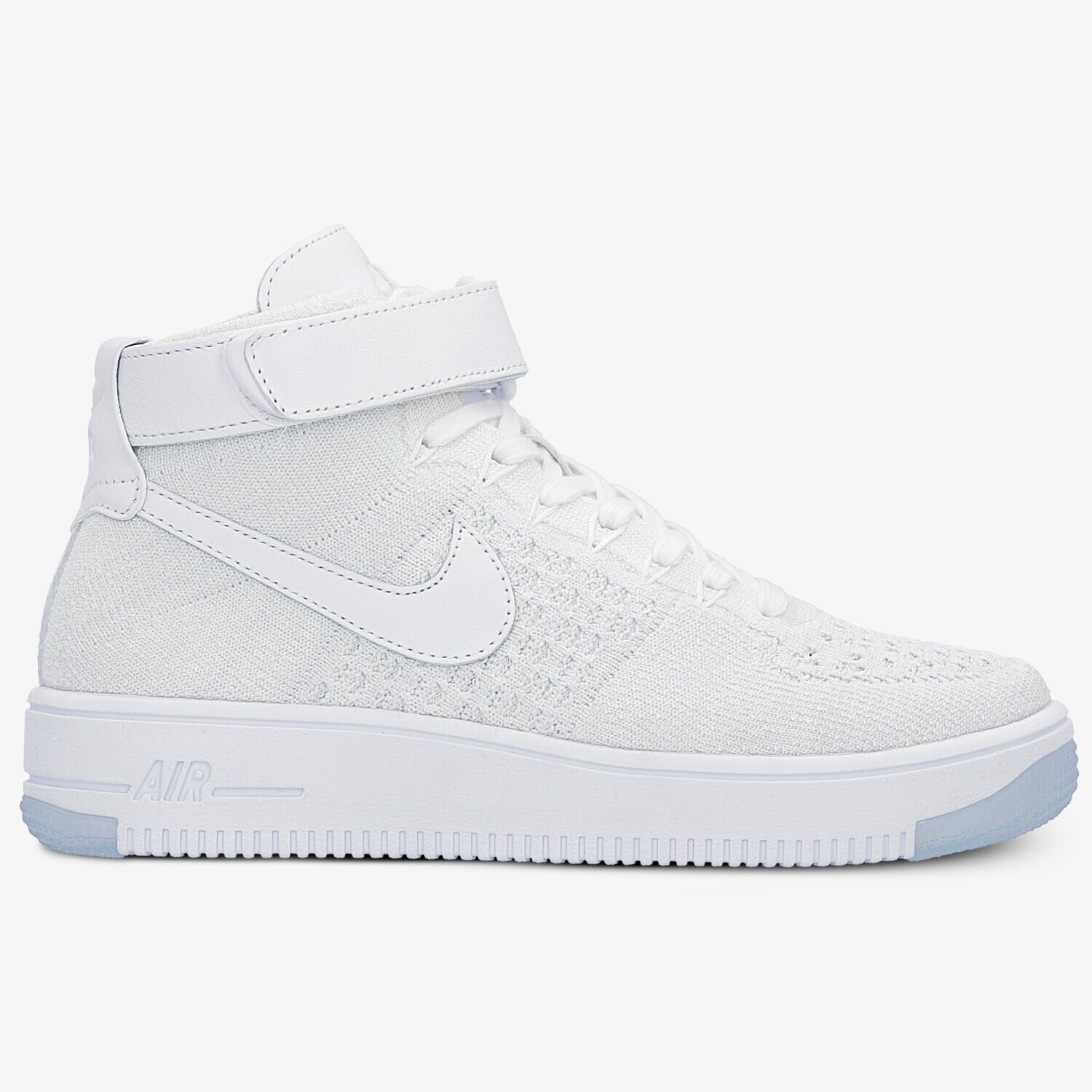 Buty sneakersy damskie NIKE W AF1 FLYKNIT 818018100 BIAŁY