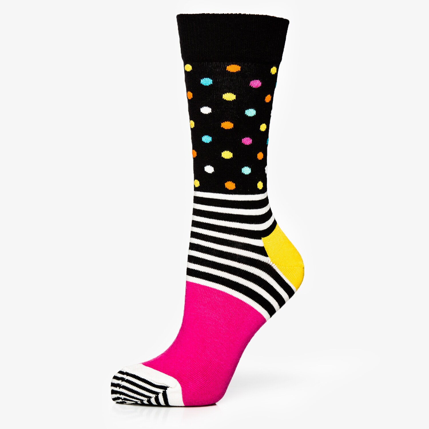 Skarpetki sportowe damskie HAPPY SOCKS SKARPETY STRIPES & DOTS SOCKS SDO019000 MULTICOLOR