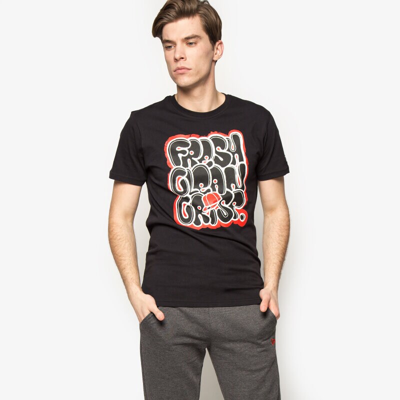 Koszulka, t-shirt sportowy męski NEW ERA T-SHIRT FRESH GRAF 11277798 CZARNY