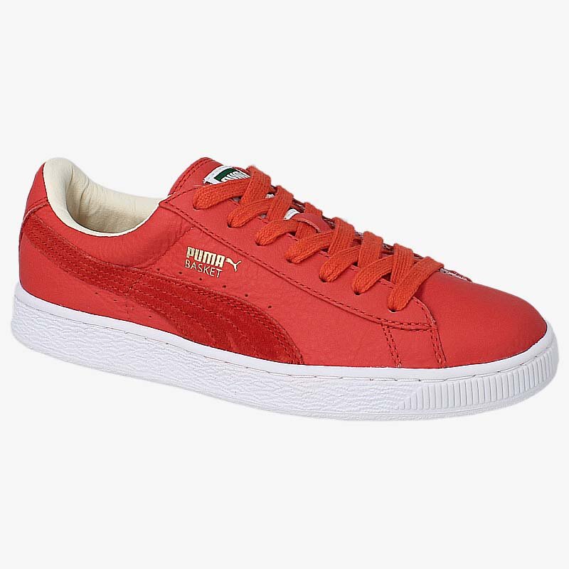 Buty sneakersy damskie PUMA BASKET CLASSIC 35191248W CZERWONY
