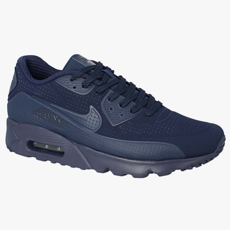 Buty sneakersy męskie NIKE AIR MAX 90 ULTRA MOIRE 819477400 GRANATOWY