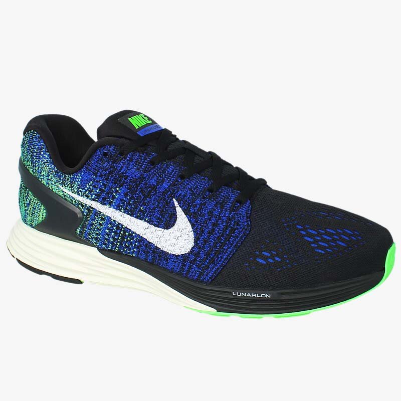 Buty sneakersy męskie NIKE LUNARGLIDE 7 747355005 NIEBIESKI