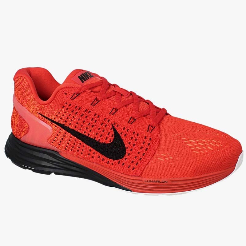 Buty sneakersy męskie NIKE LUNARGLIDE 7 747355601 CZERWONY