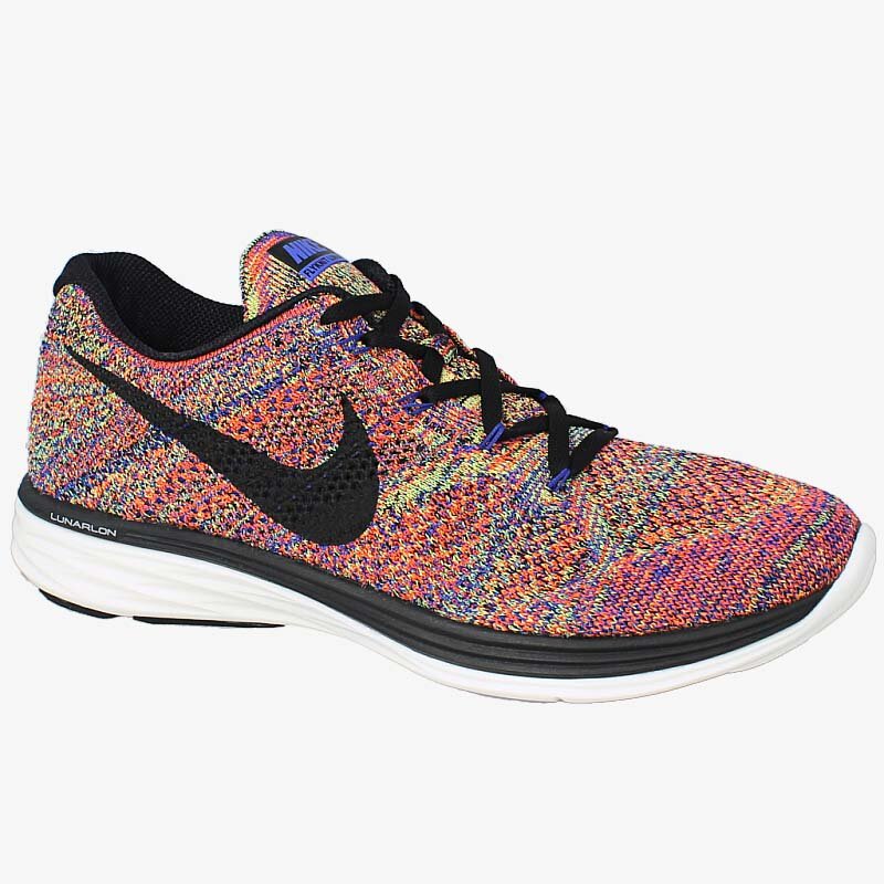 Buty sneakersy męskie NIKE FLYKNIT LUNAR3 698181408 MULTICOLOR