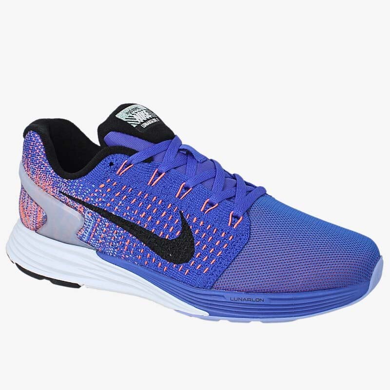 Buty sneakersy damskie NIKE W LUNARGLIDE 7 FLASH 803567408 NIEBIESKI