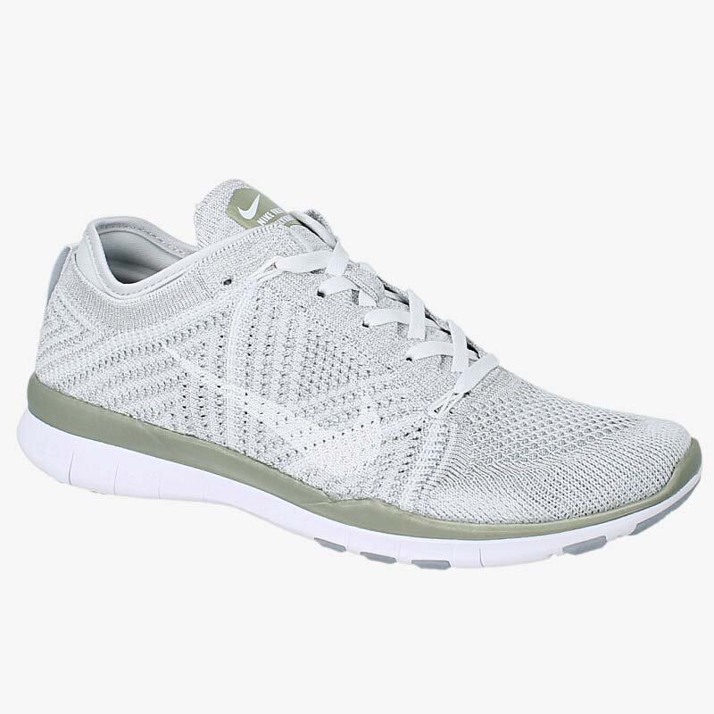 NIKE W FREE TR FLYKNIT MTLC 804534003 BIAŁY
