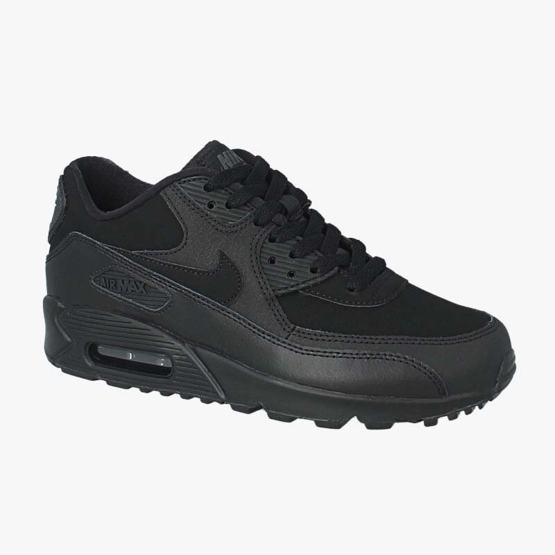 Buty sneakersy dla dzieci NIKE AIR MAX 90 (GS) 307793-091 CZARNY