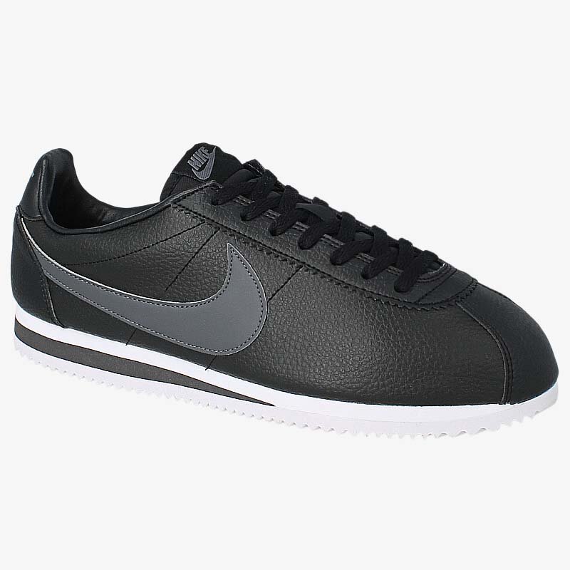 Buty sneakersy męskie NIKE CLASSIC CORTEZ LEATHER 749571-011 CZARNY
