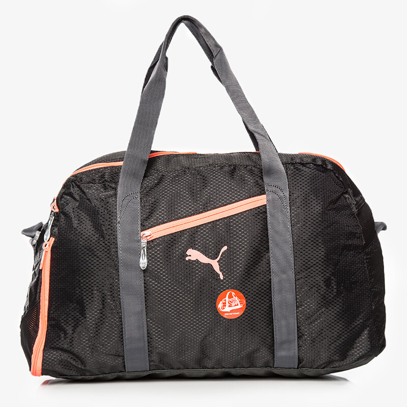 Torba sportowa damska na ramię PUMA TORBA FIT AT SPORTS DUFFLE 7380401 CZARNY