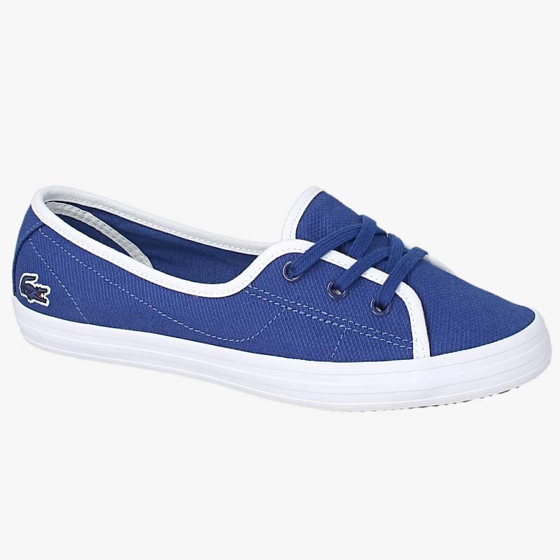 Damskie trampki, tenisówki LACOSTE ZIANE CHUNKY 116 1 731SPW0034125 NIEBIESKI