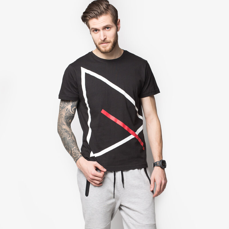 Koszulka, t-shirt sportowy męski CONFRONT T-SHIRT PINCHO CF16TSMPR003 CZARNY