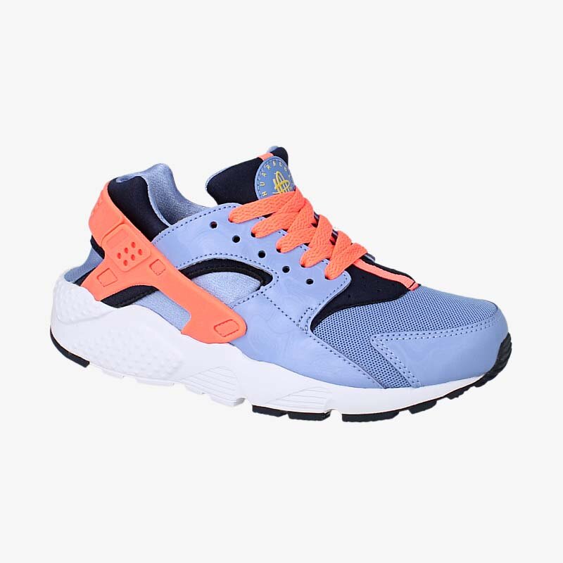 Buty sneakersy dla dzieci NIKE HUARACHE RUN (GS) 654280402 NIEBIESKI