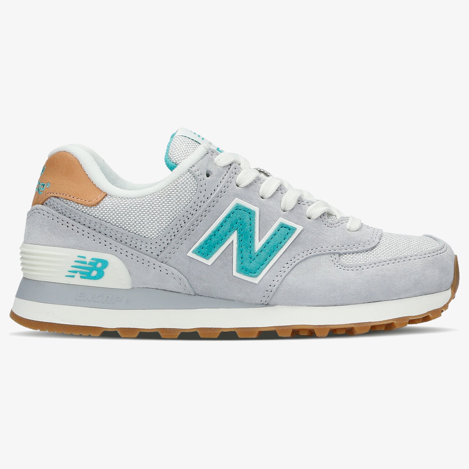 Buty sneakersy damskie NEW BALANCE WL574BCB WL574BCB SZARY