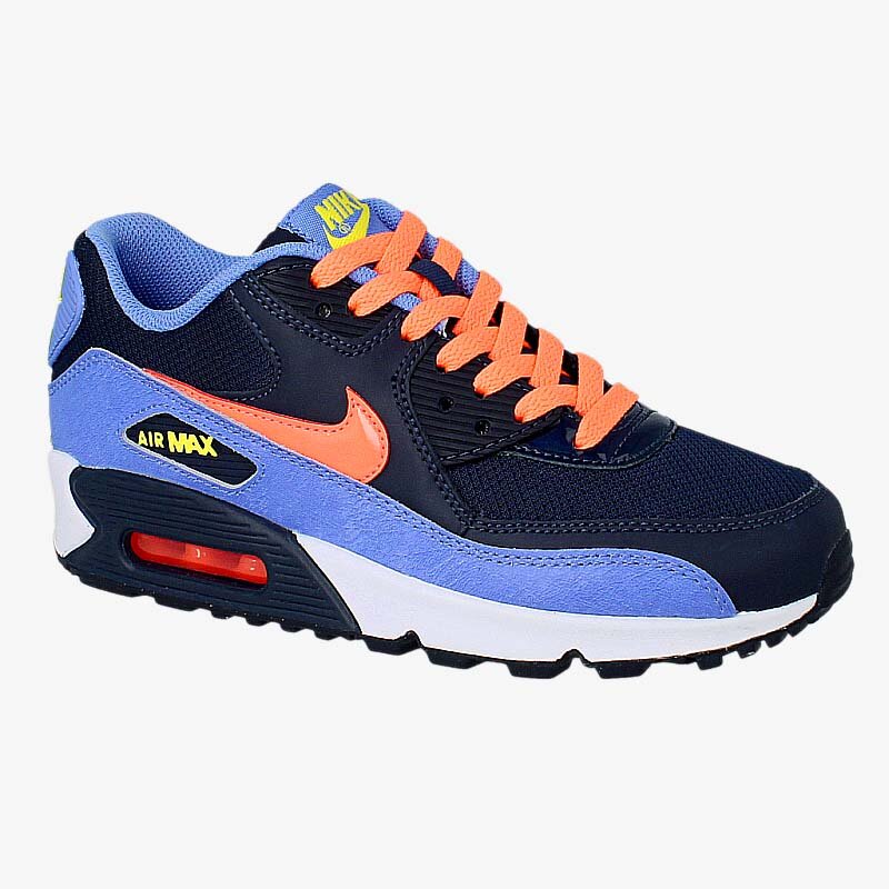 NIKE AIR MAX 90 MESH (GS) 724855408 GRANATOWY