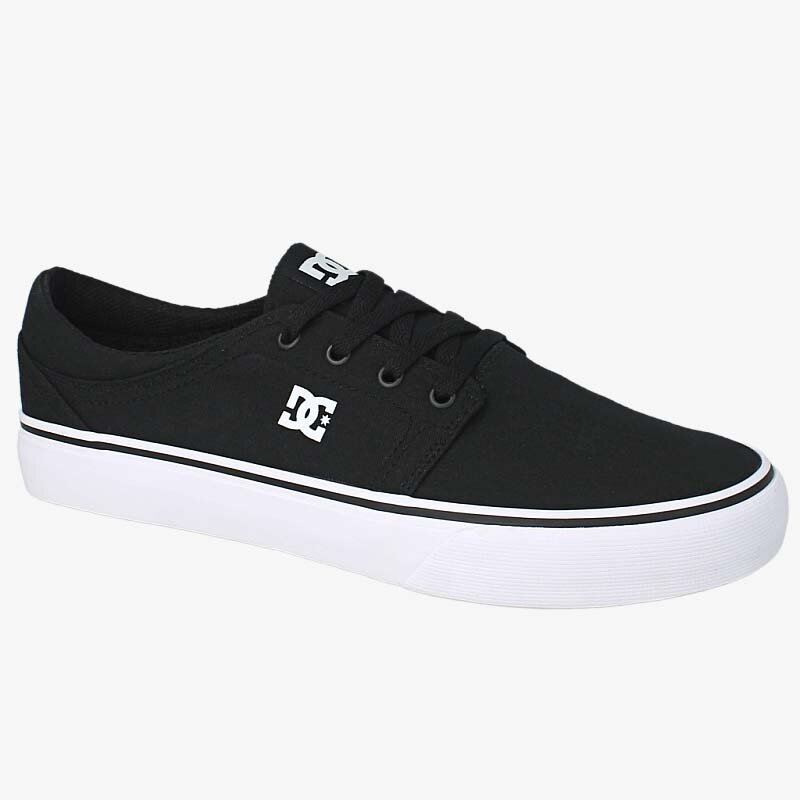 Buty sneakersy męskie DC TRASE TX ADYS300126BKW CZARNY