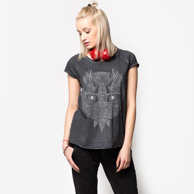 Koszulka, t-shirt damski CONFRONT T-SHIRT APO CF16TSD45001 SZARY
