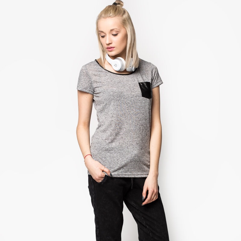 Koszulka, t-shirt damski CONFRONT T-SHIRT TAMBORA CF16TSD03001 SZARY