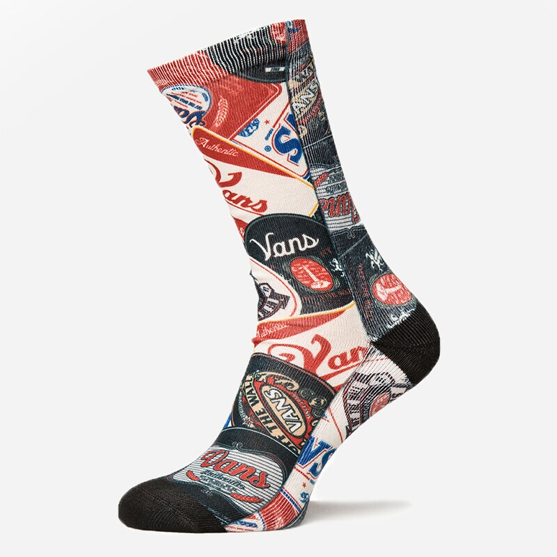 Skarpetki sportowe damskie VANS SKARPETY TAPPED CREW BERR BELLY M V569J0Y MULTICOLOR