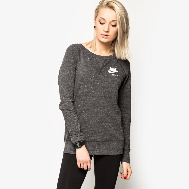 Bluza damska NIKE BLUZA GYM VINTAGE CREW 726055060 SZARY
