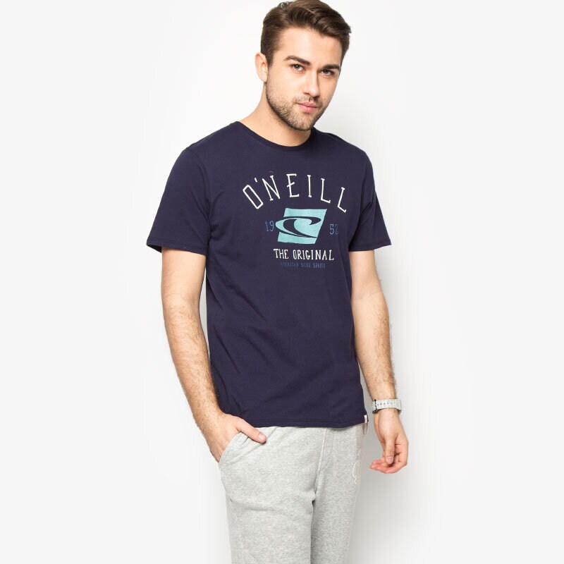 Koszulka, t-shirt sportowy męski O'NEILL T-SHIRT LM THE SURF BRAND 6036215035 GRANATOWY