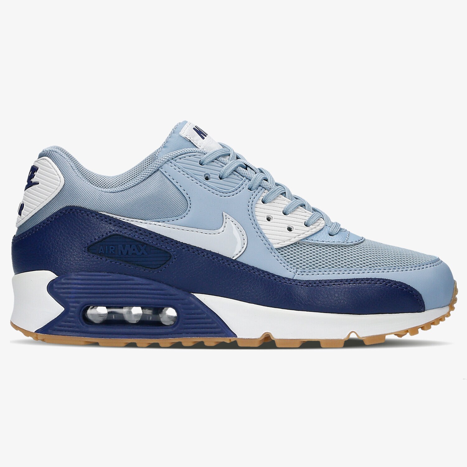 Buty sneakersy damskie NIKE WMNS AIR MAX 90 ESSENTIAL 616730402 NIEBIESKI