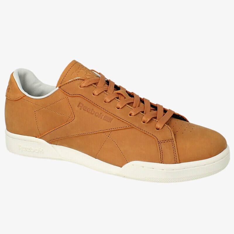 Buty sneakersy męskie REEBOK NPC UK II PW V68683 BRĄZOWY