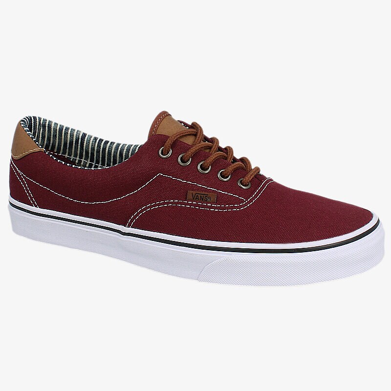 Buty sneakersy męskie VANS ERA 59 V3S4IA6 BORDOWY
