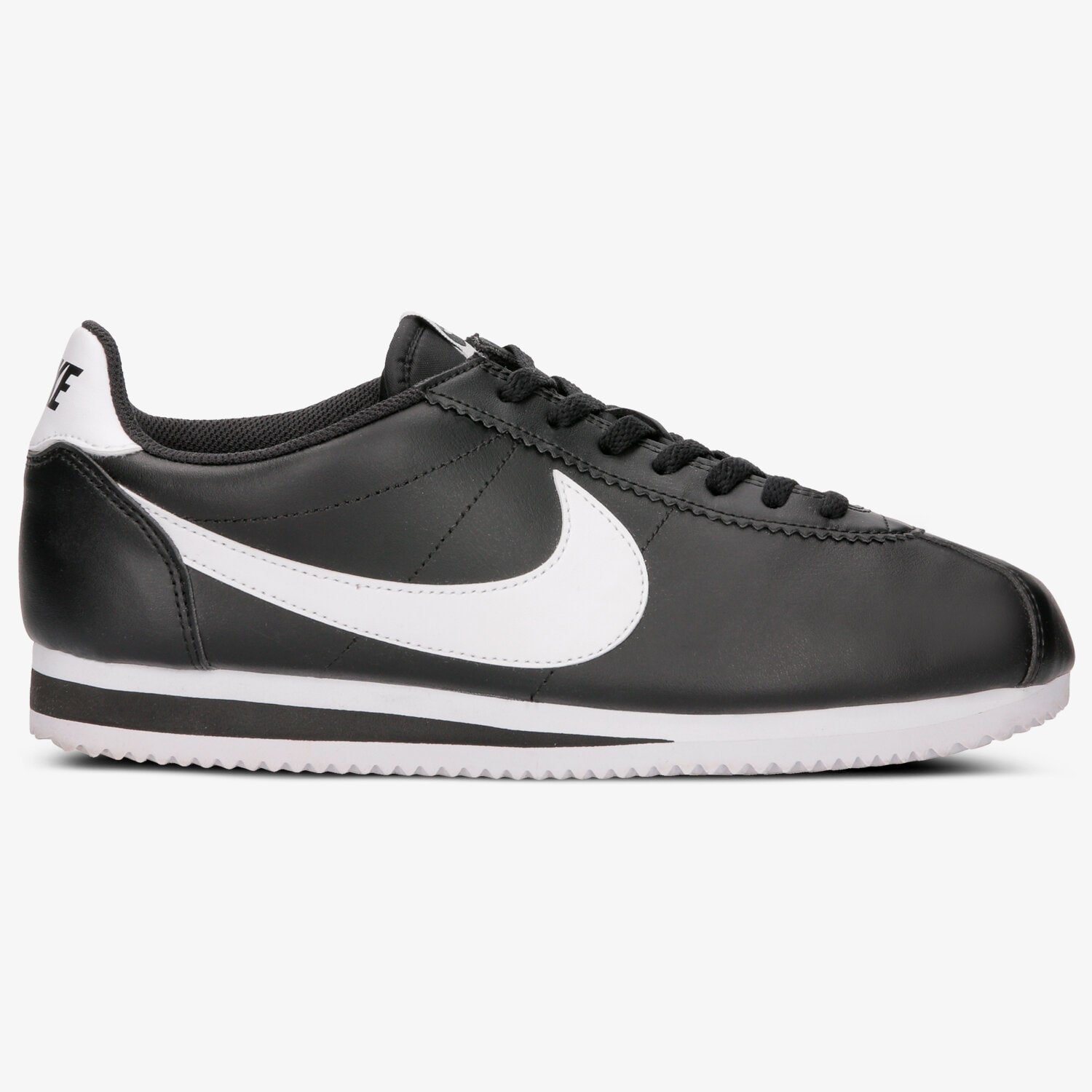 Buty sneakersy damskie NIKE WMNS CLASSIC CORTEZ LEATHER 807471-010 CZARNY