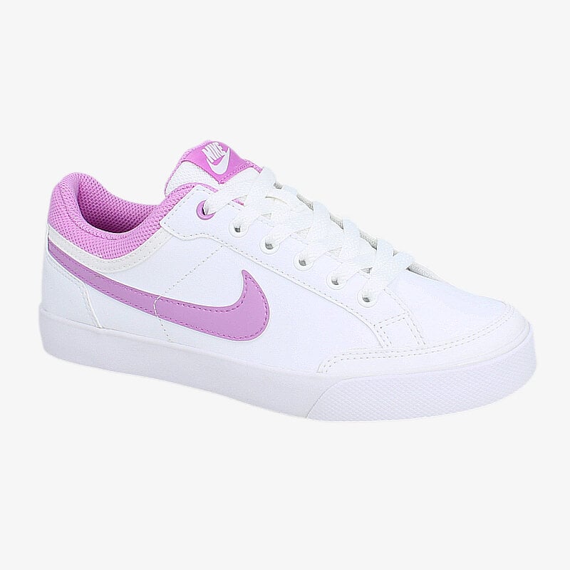 Buty sneakersy dla dzieci NIKE CAPRI 3 LTR 579951105 BIAŁY