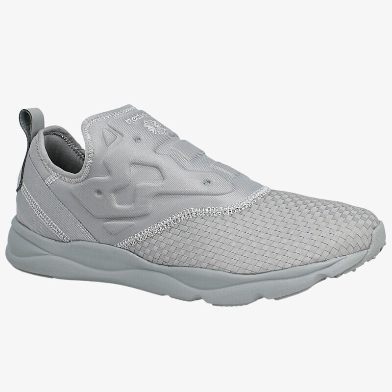 Buty sneakersy męskie REEBOK FURYLITE SLIP-ON WW V70818 SZARY