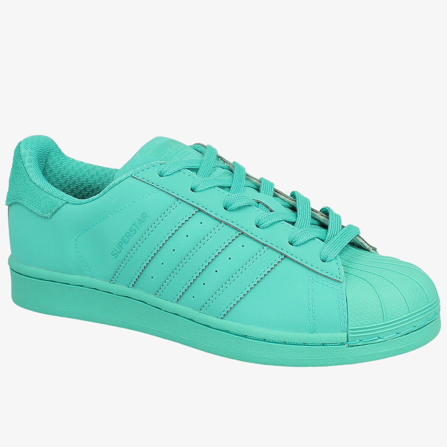 Buty sneakersy damskie ADIDAS SUPERSTAR ADICOLOR S80331W ZIELONY