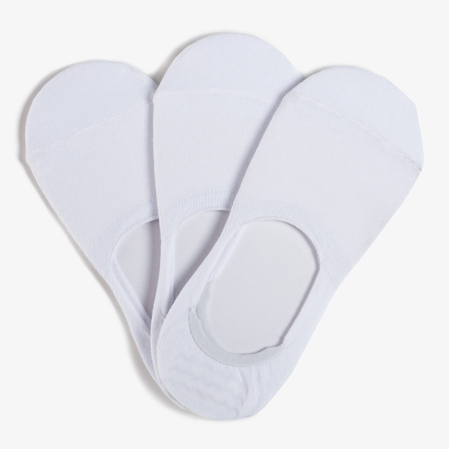 Skarpetki sportowe damskie SIZEER STOPKI FOOTIE 3PACK SI16FTD001W BIAŁY