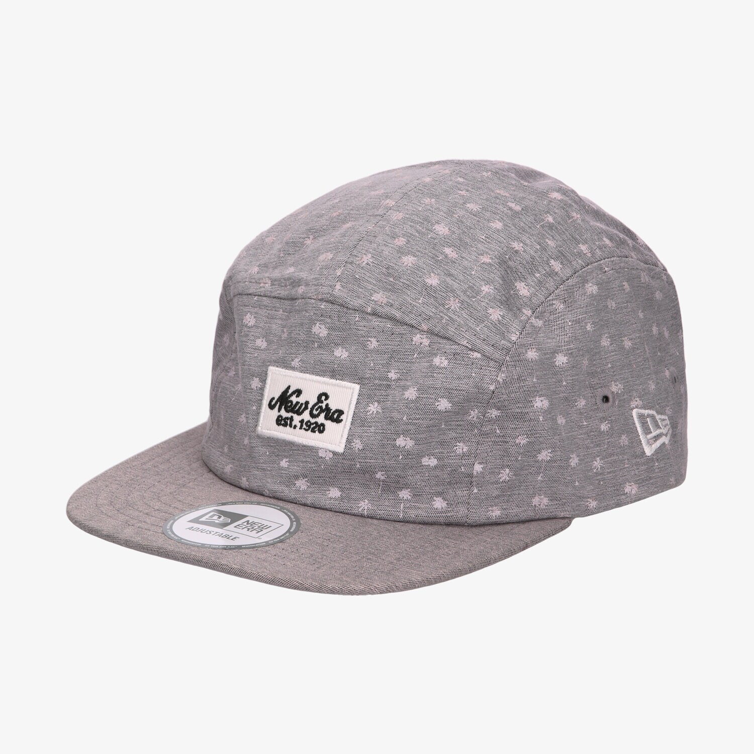 Czapka z daszkiem dla dzieci NEW ERA CZAPKA MICRO PALM CAMPER NE BLK/WHT 80258942 SZARY