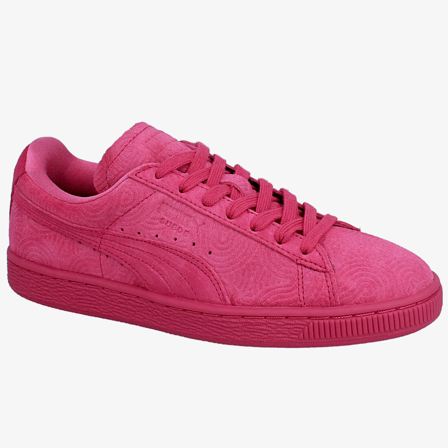 Buty sneakersy damskie PUMA SUEDE CLASSIC+ 36058402 BORDOWY