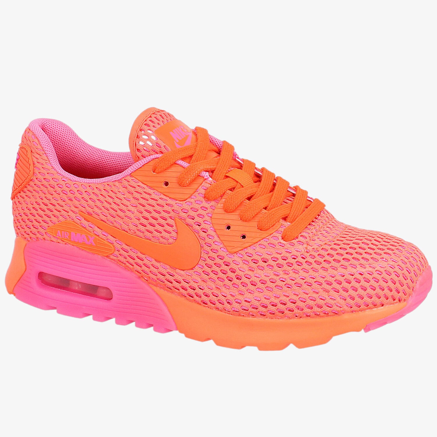 Buty sneakersy damskie NIKE W AIR MAX 90 ULTRA BR 725061800 POMARAŃCZOWY