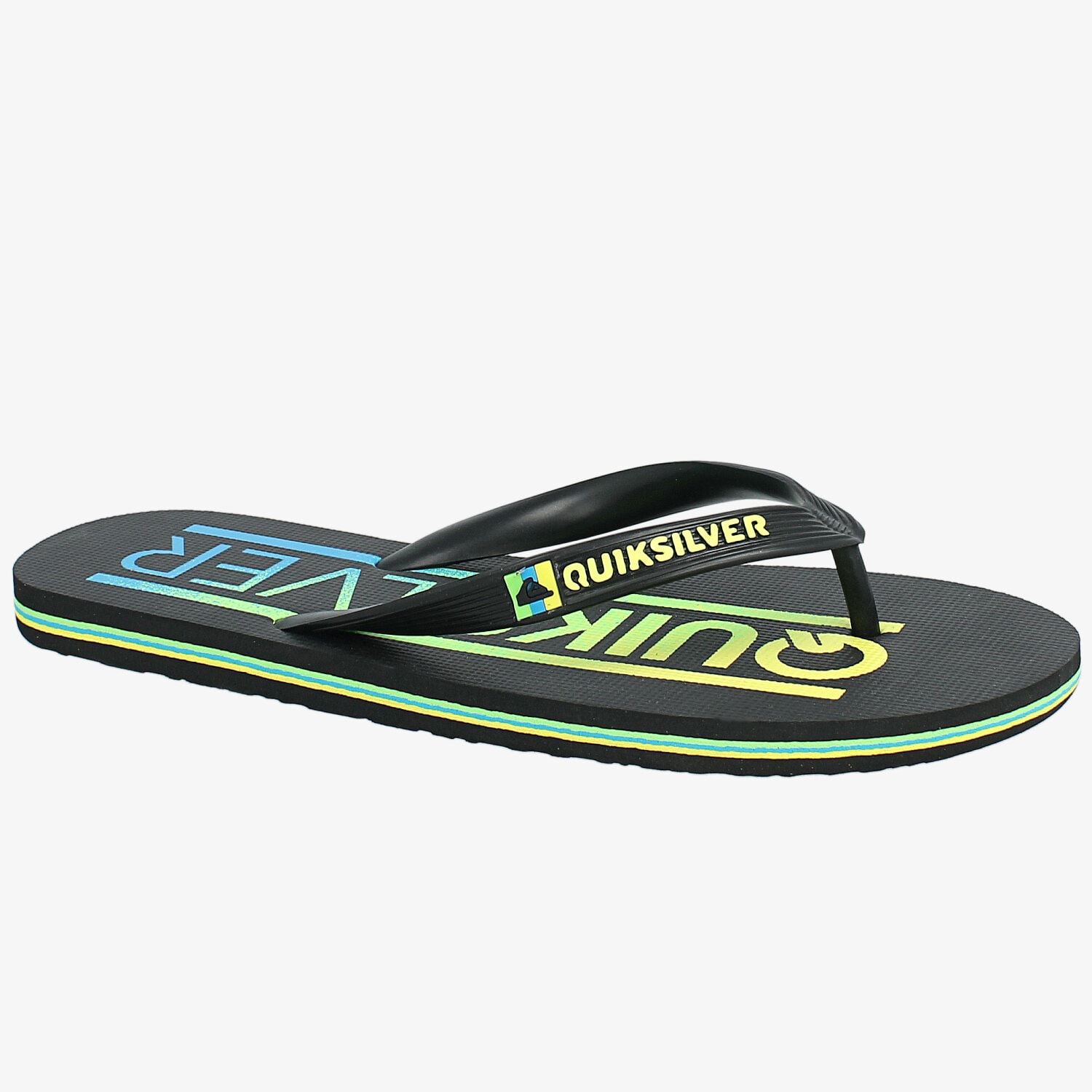 Klapki męskie QUIKSILVER MOLOKAI WORDMARK AQYL100232XKKY CZARNY