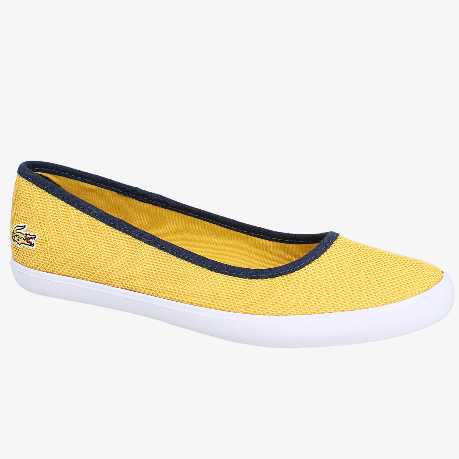 Buty sneakersy damskie LACOSTE MARTHE SLIP ON 216 1 731SPW0051068 ŻÓŁTY