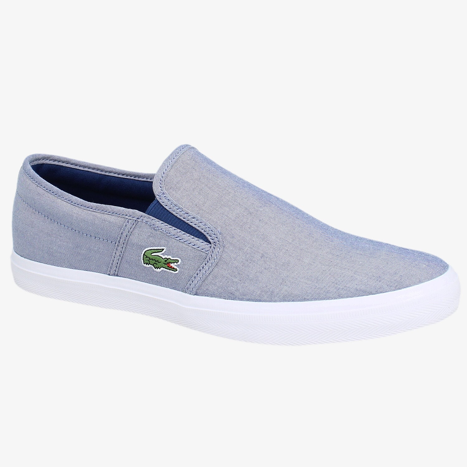 Buty sneakersy męskie LACOSTE GAZON SPORT 216 1 731SPM0048125 NIEBIESKI