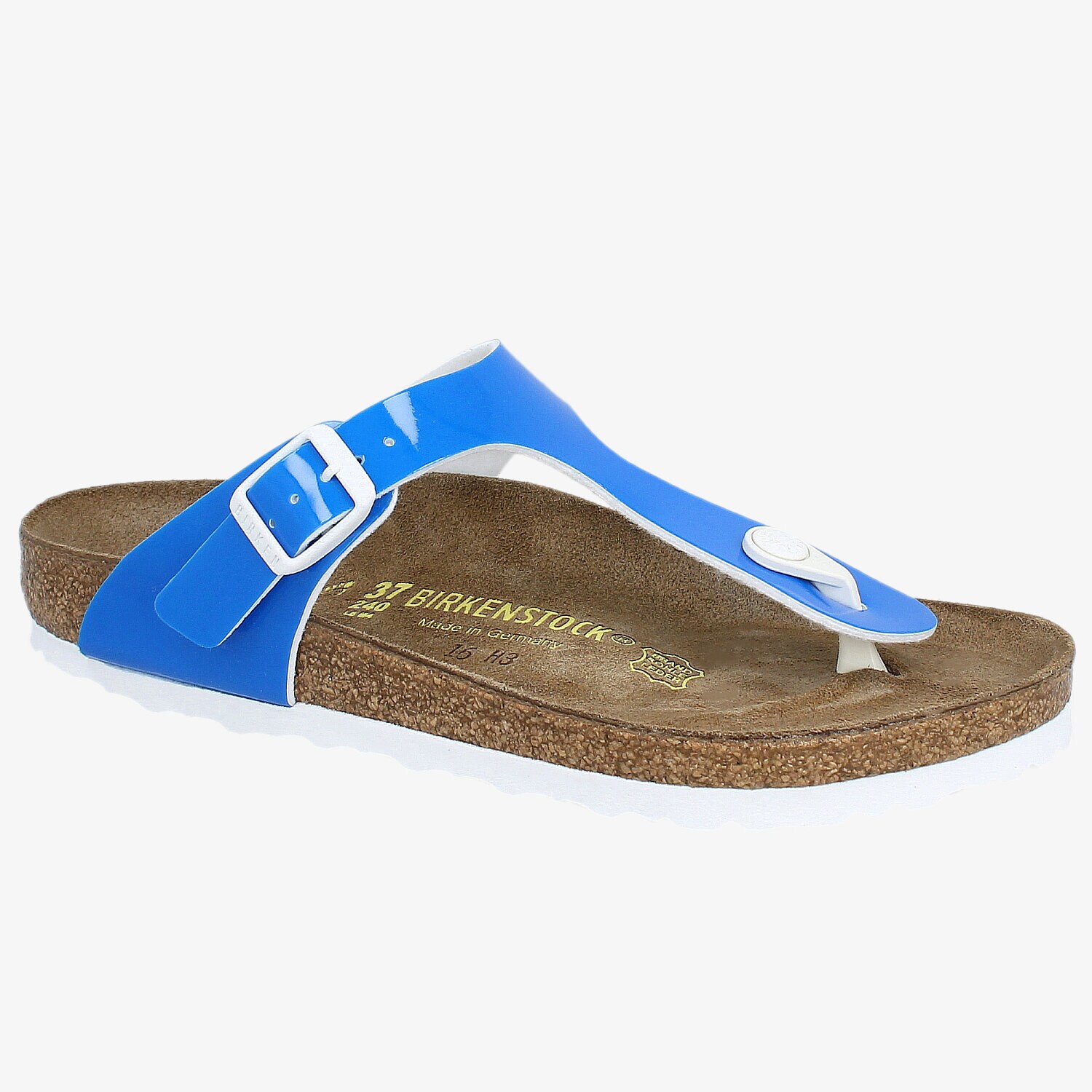 Klapki damskie BIRKENSTOCK GIZEH 847361 NIEBIESKI