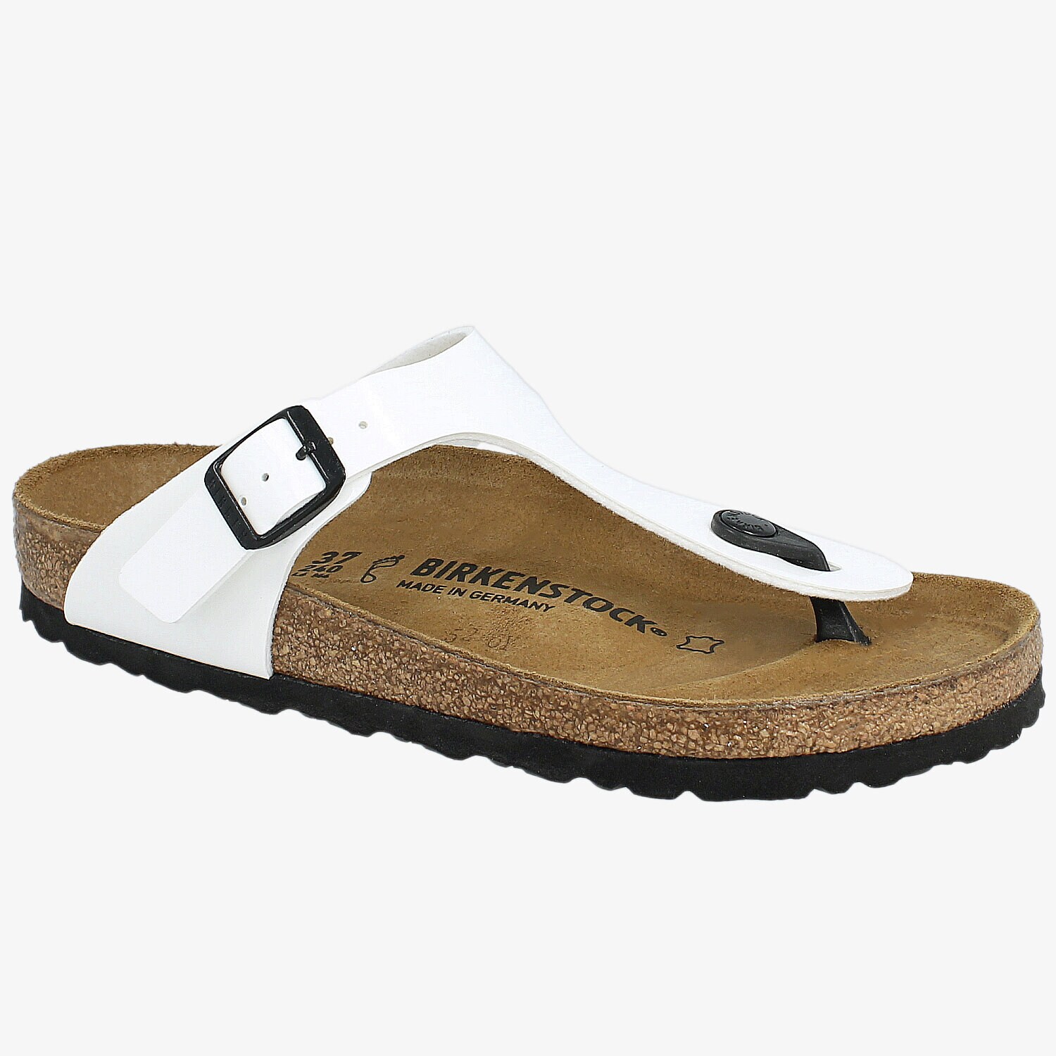 Klapki damskie BIRKENSTOCK GIZEH 543761 BIAŁY