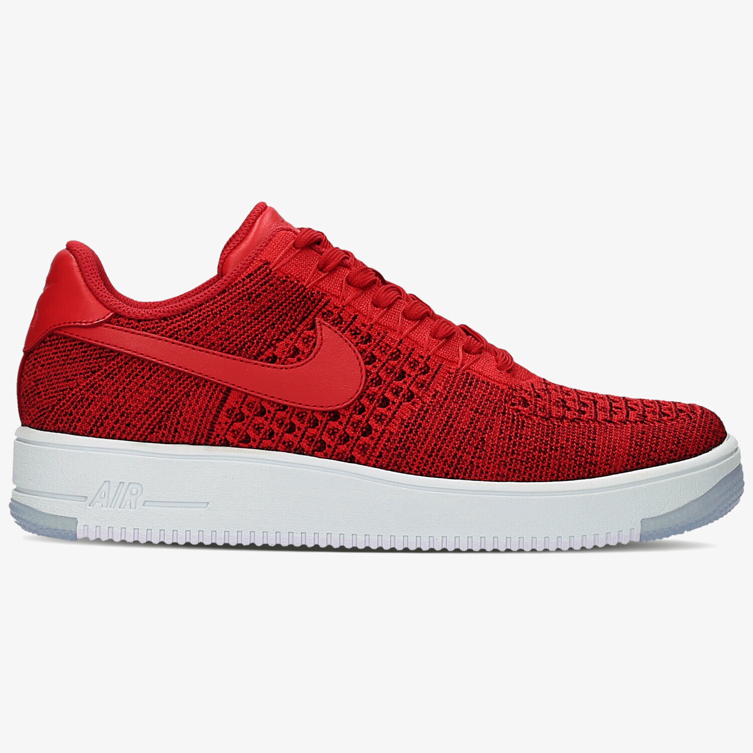 Buty sneakersy męskie NIKE AF1 ULTRA FLYKNIT LOW 817419600 CZERWONY