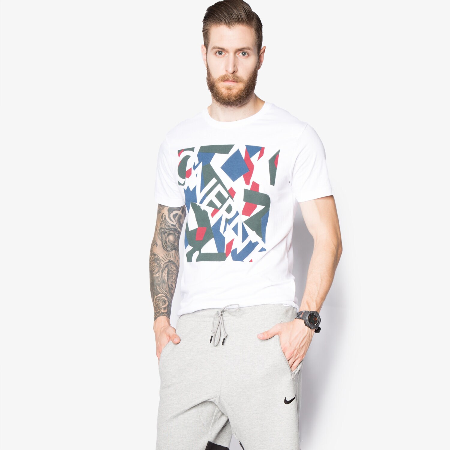 Krótkie spodenki, szorty męskie NIKE SZORTY CONVERSION AVFLC SHORT 727575063 SZARY