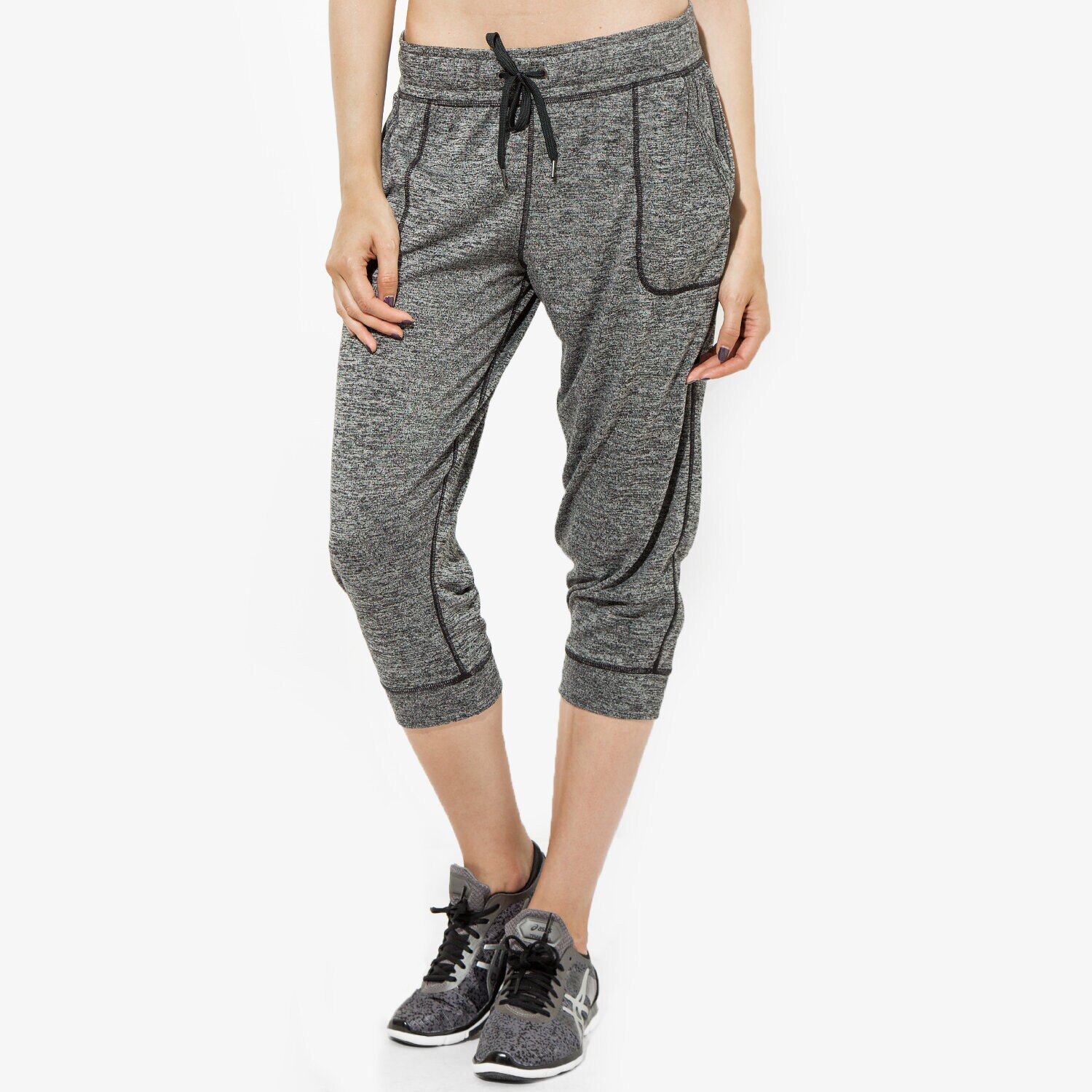 Spodnie sportowe damskie UNDER ARMOUR SPODNIE TWISTTECH 1271687001 SZARY