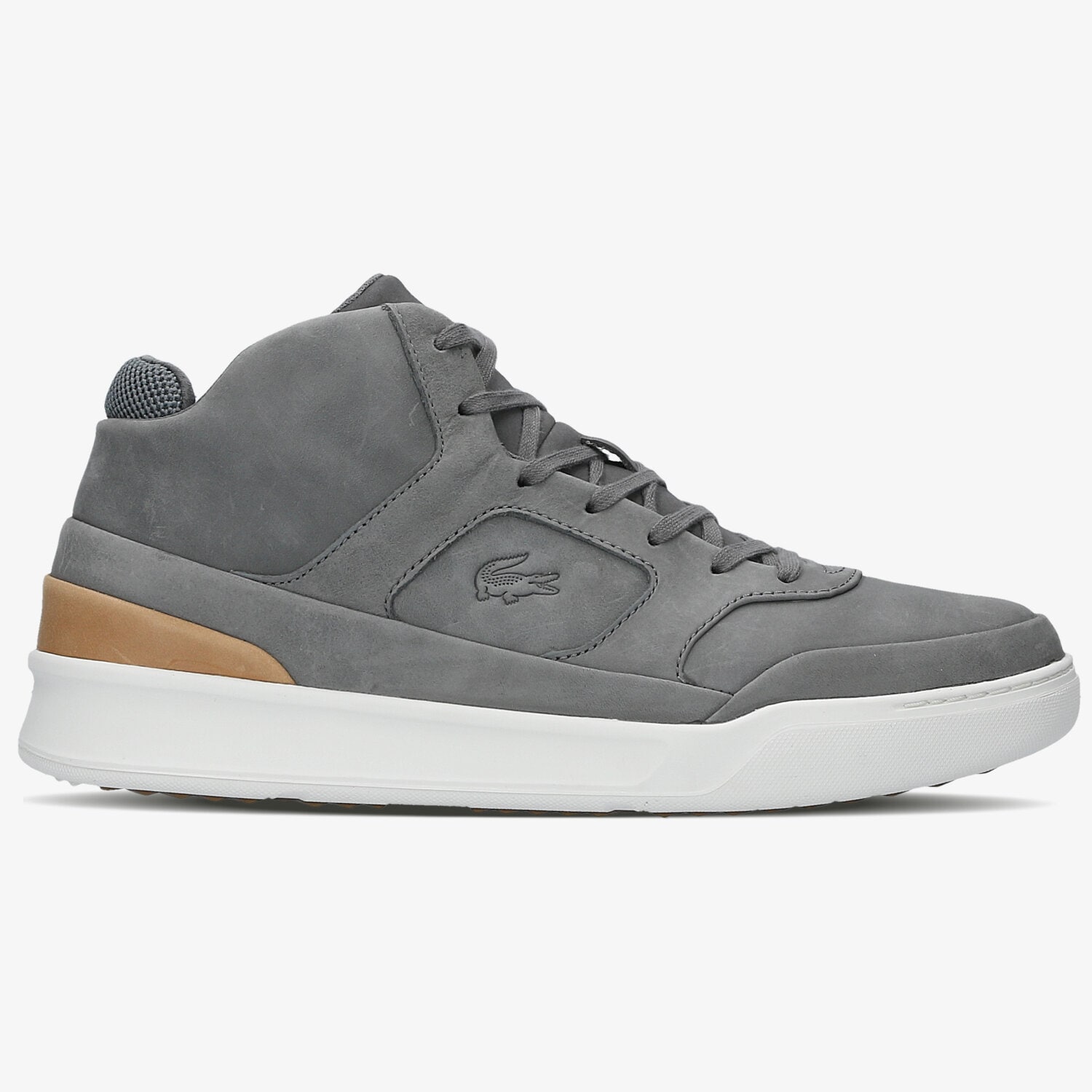 Buty sneakersy męskie LACOSTE EXPLORATEUR MID 316 2 732CAM0096248 SZARY