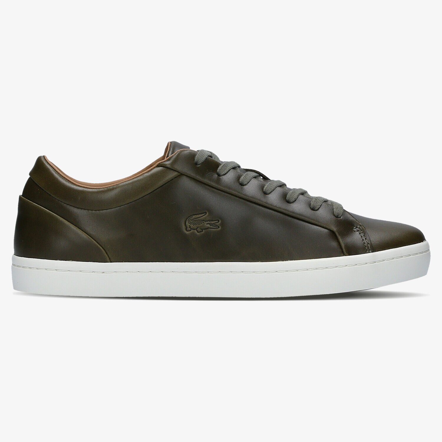 Buty sneakersy męskie LACOSTE STRAIGHTSET 316 3 732CAM00971X5 BRĄZOWY