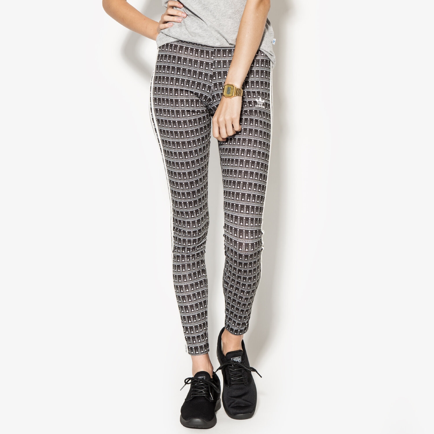 Spodnie sportowe damskie ADIDAS SPODNIE PAVAO LEGGINGS AY6875 CZARNY