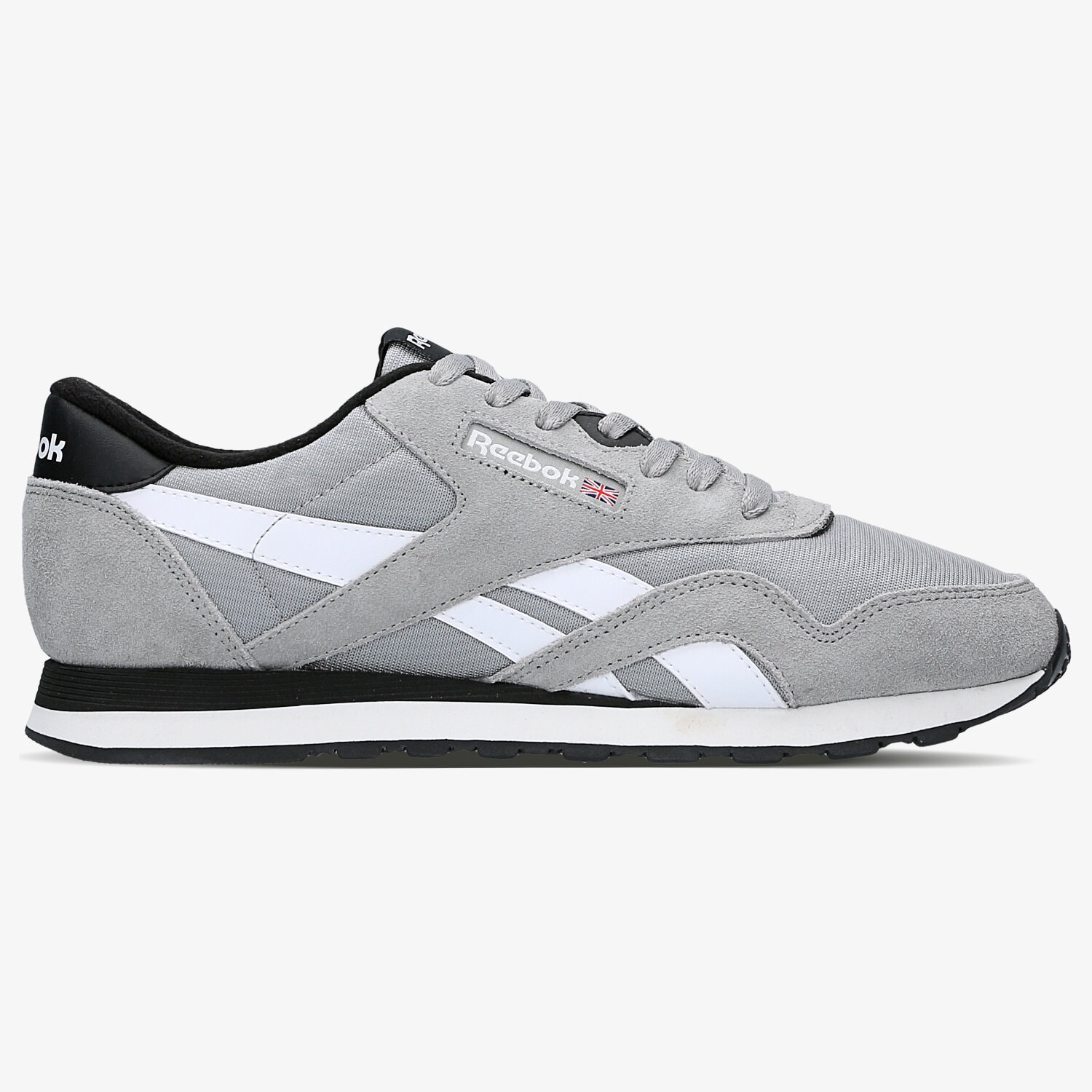 Buty sneakersy męskie REEBOK CL NYLON TS AR2779 SZARY