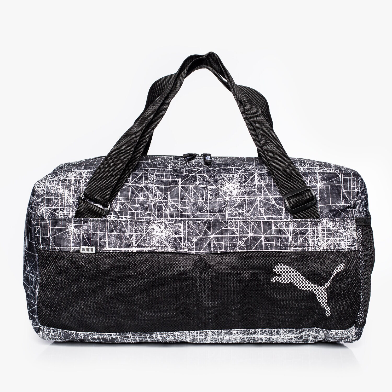 Torba sportowa damska na ramię PUMA TORBA FUNDAMENTALS SPORTS BAG II 7375710 CZARNY